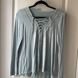AE lace long sleeve